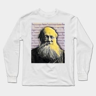 Peter Kropotkin Portrait | Peter Kropotkin Artwork Long Sleeve T-Shirt